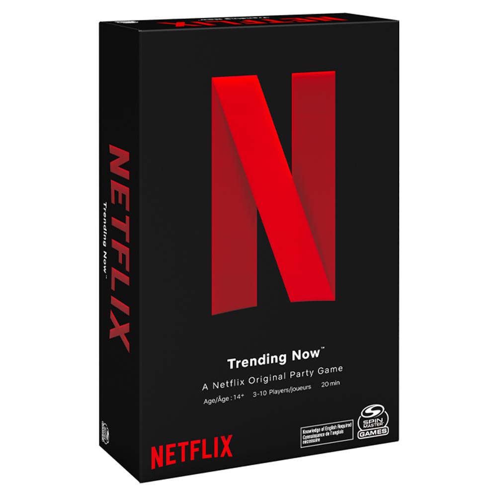 Netflix The Game - Party Card Game - Age 14+ - 3-10 Players - 20min
