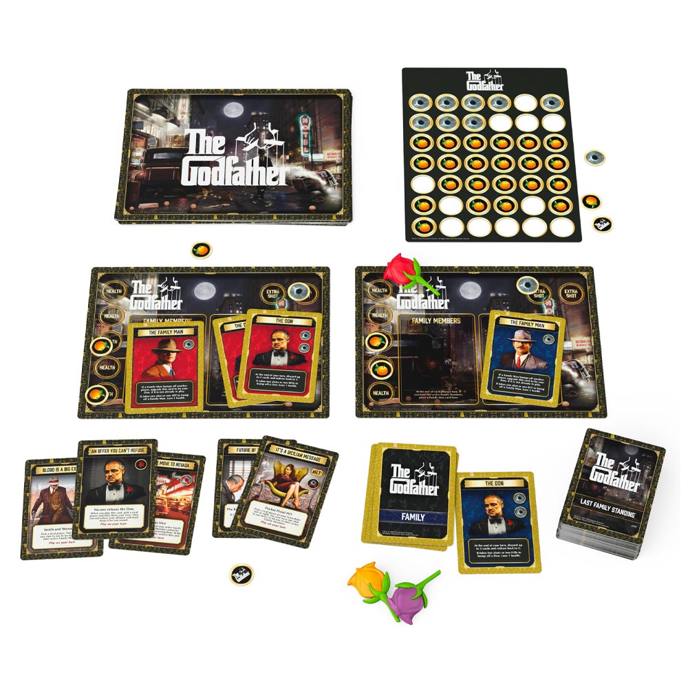 The Godfather - Family Board Game from Spinmaster - Age 14+ 3-6 Players 30min