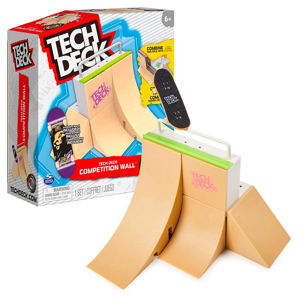 Tech Deck X-Connect Competition Wall w/Fingerboard Spinmaster 6065921