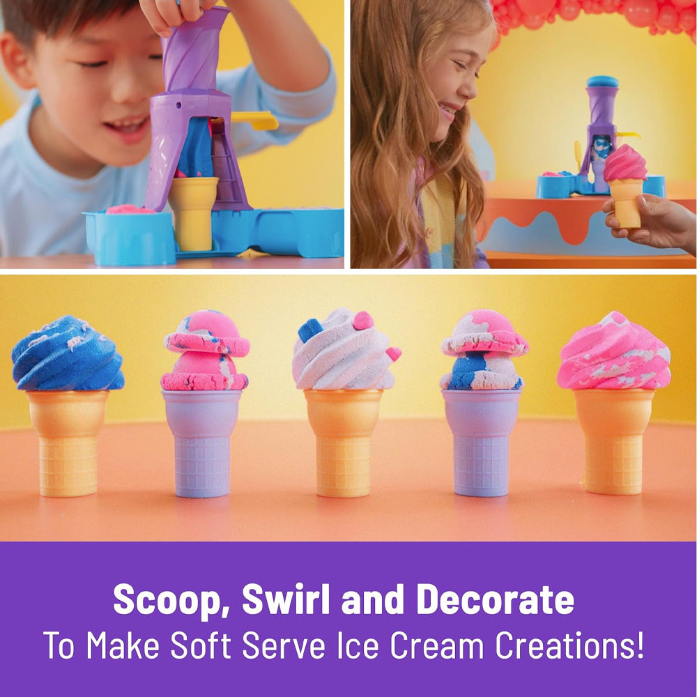 Kinetic Sand Soft Serve Station Play Sand Sensory Toy Age 5+