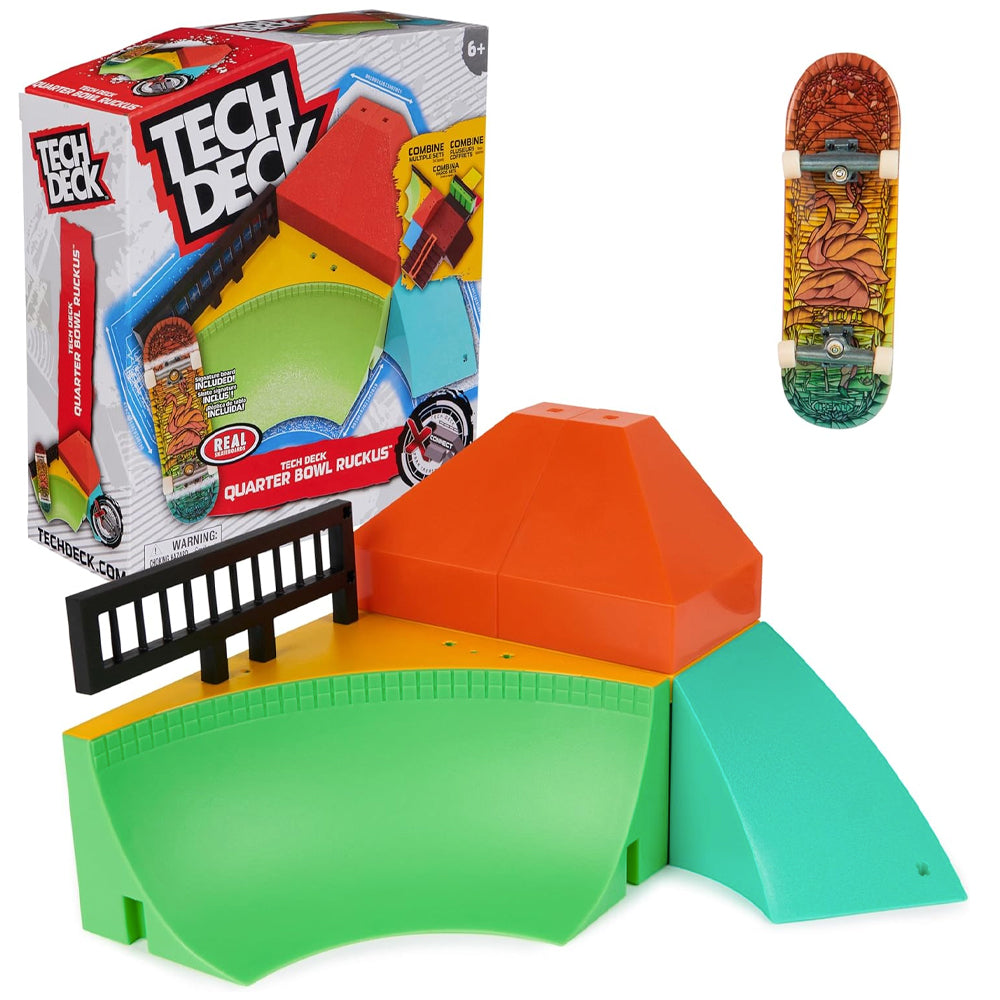 Tech Deck X-Connect Park Quarter Bowl Ruckus Ramp Set