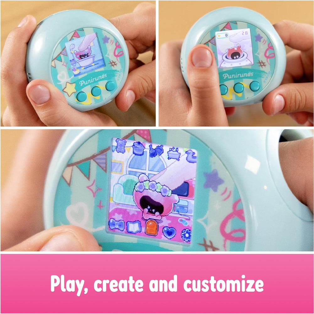 Punirunes Interactive Digital Pet Toy with 55 Squishy Characters Age 5+