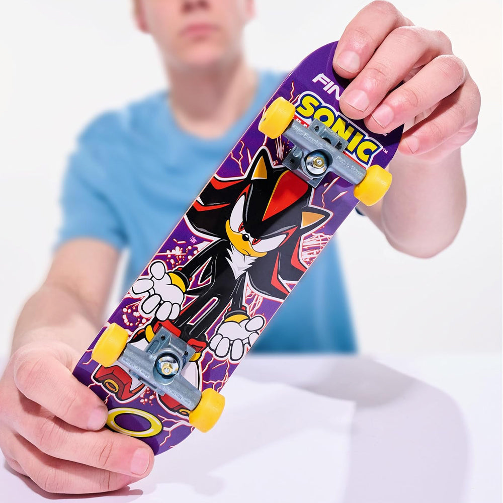 Tech Deck Finesse X Sonic the Hedgehog Handboard Mini Skateboard Age 6+