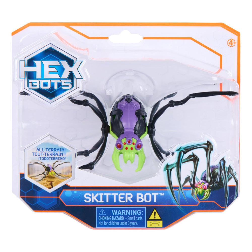 HEX BOTS Skitter Bot - Robotic Spider Toy - Assorted