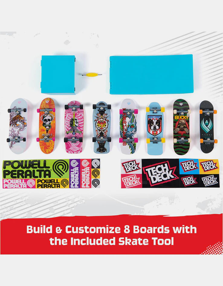 Tech Deck Powell Peralta Legends Sk8Shop 8 Fingerboards - Age 6+ Spinmaster