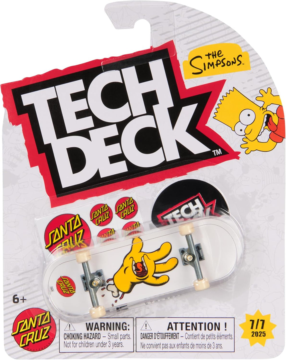 Tech Deck Santa Cruz 96mm Fingerboard (Assorted) - Age 6+ Spinmaster