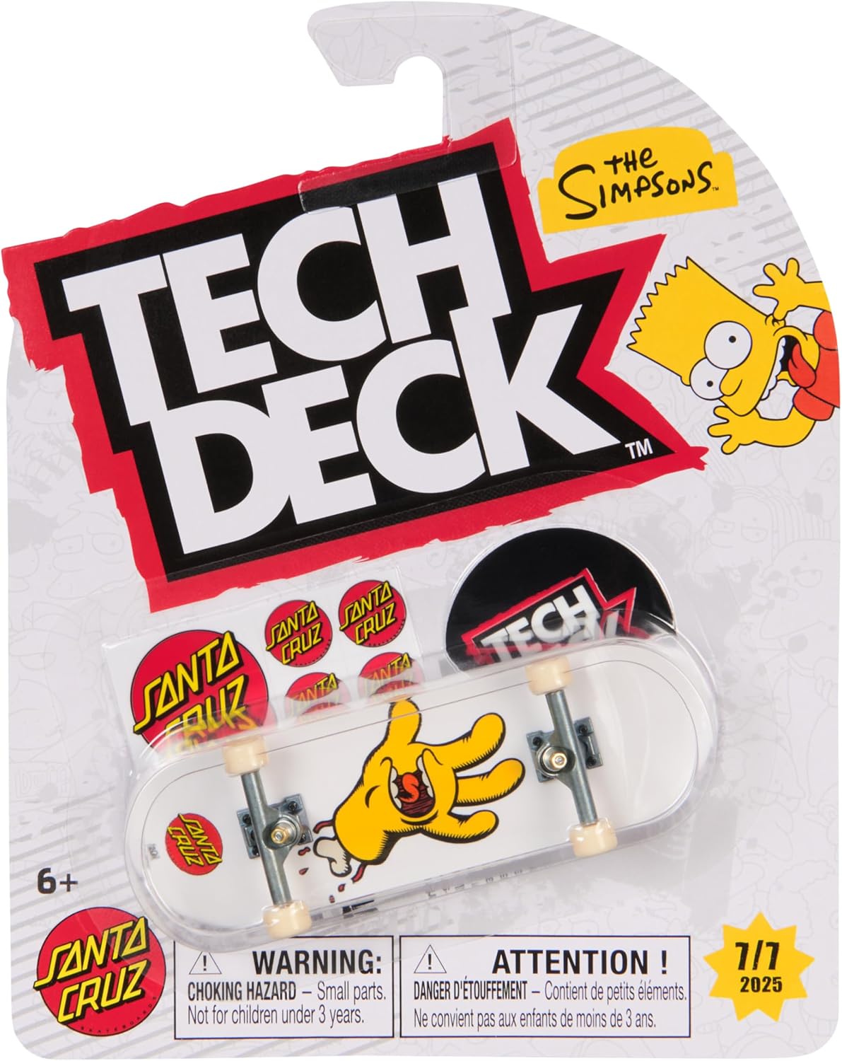 Tech Deck Santa Cruz 96mm Fingerboard (Assorted) - Age 6+ Spinmaster