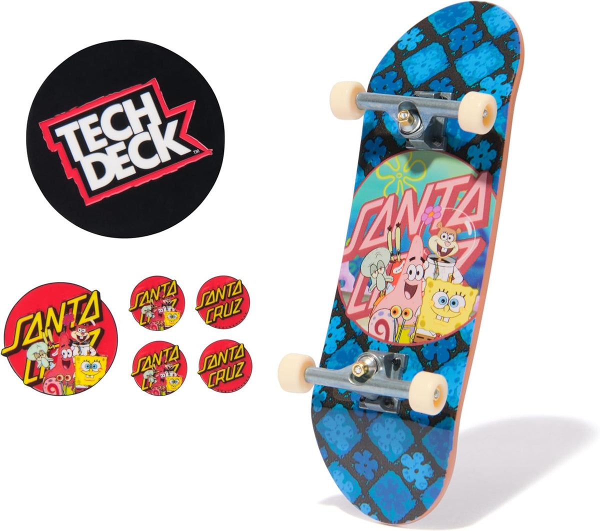 Tech Deck Santa Cruz 96mm Fingerboard (Assorted) - Age 6+ Spinmaster