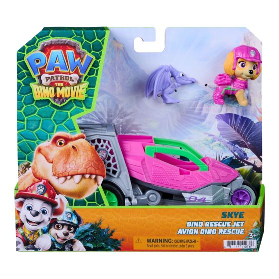 Paw Patrol Dino Movie Themed Vehicle Assortment - Age 3+ Spinmaster
