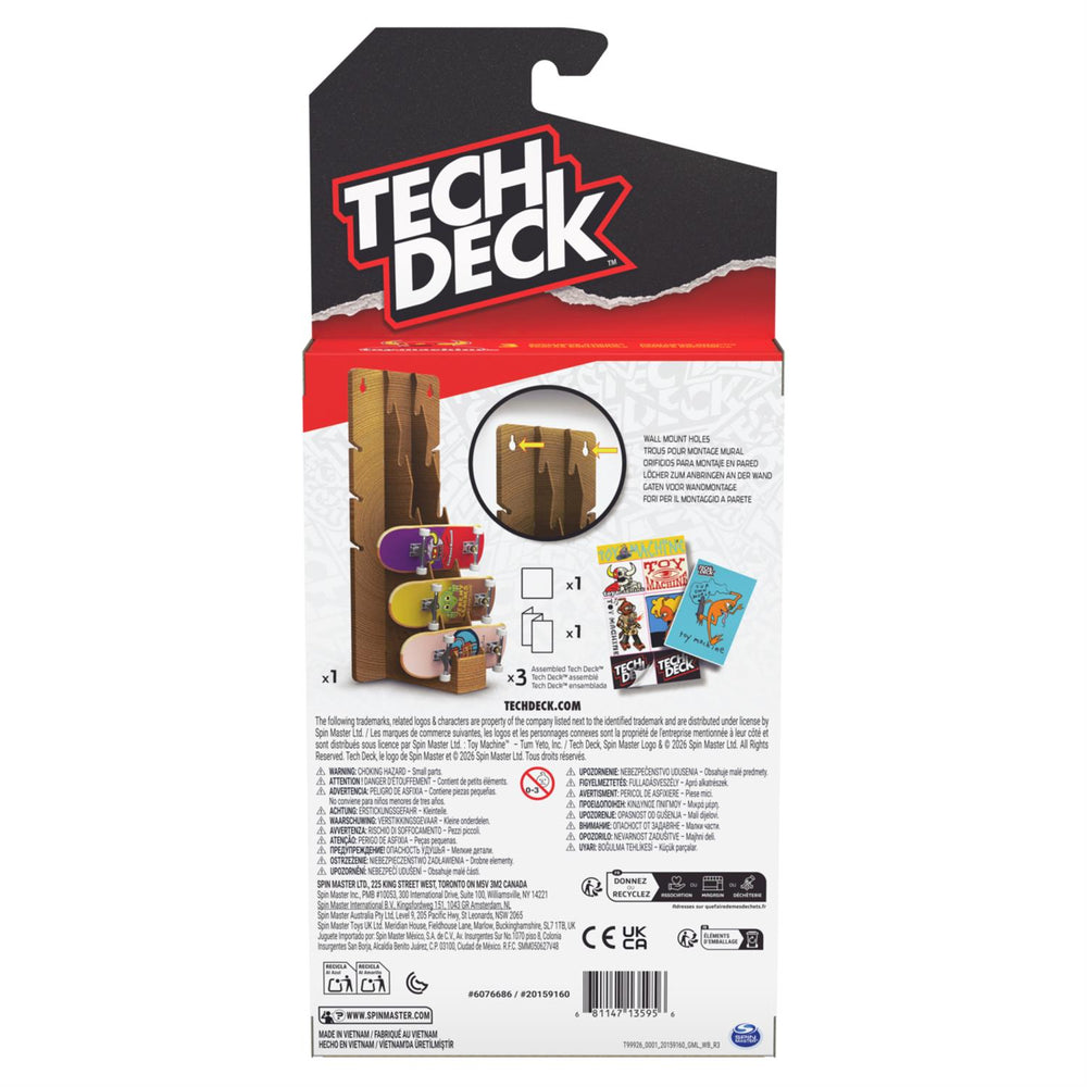 Tech Deck Single Fingerboard Display - Age 6+ Spinmaster