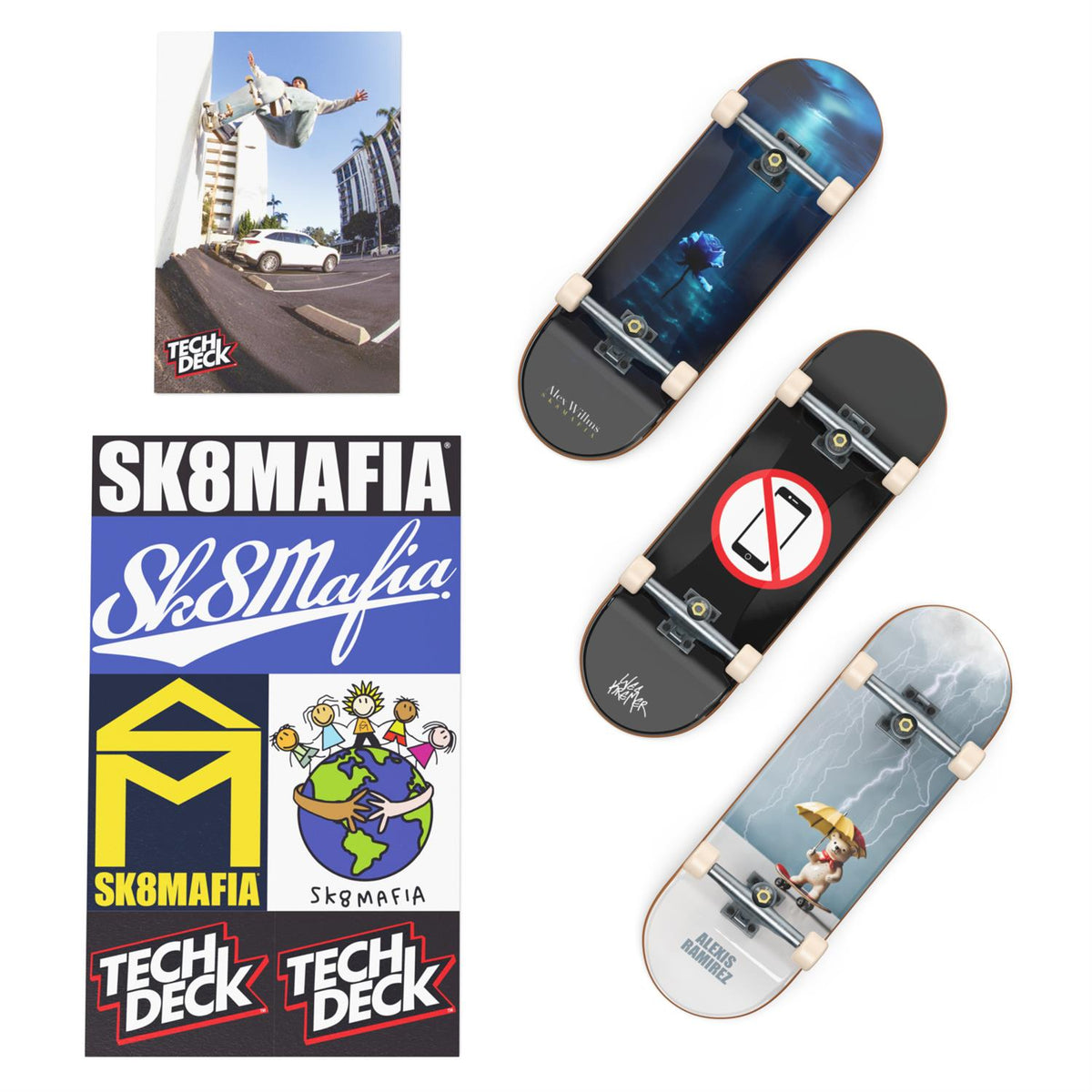 Tech Deck Single Fingerboard Display - Age 6+ Spinmaster