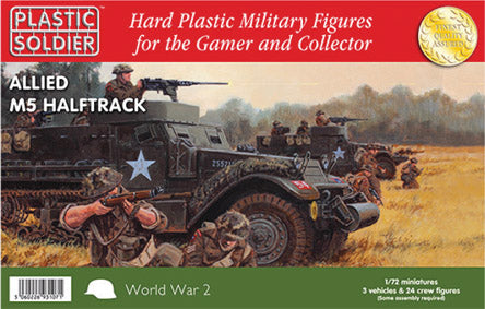 Plastic Soldier Company 62020 Allied M5 Halftrack 1:72 Model Kit