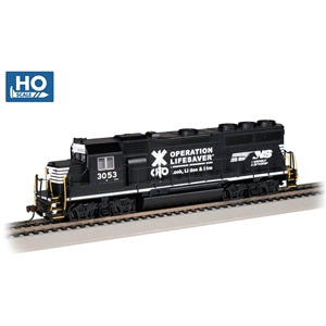 Bachmann USA GP40 - Norfolk Southern #3053 (Operation Lifesaver) HO Gauge 63535