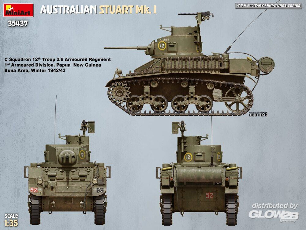 MiniArt 35437 Australian Stuart Mk. I 1:35 Model Kit