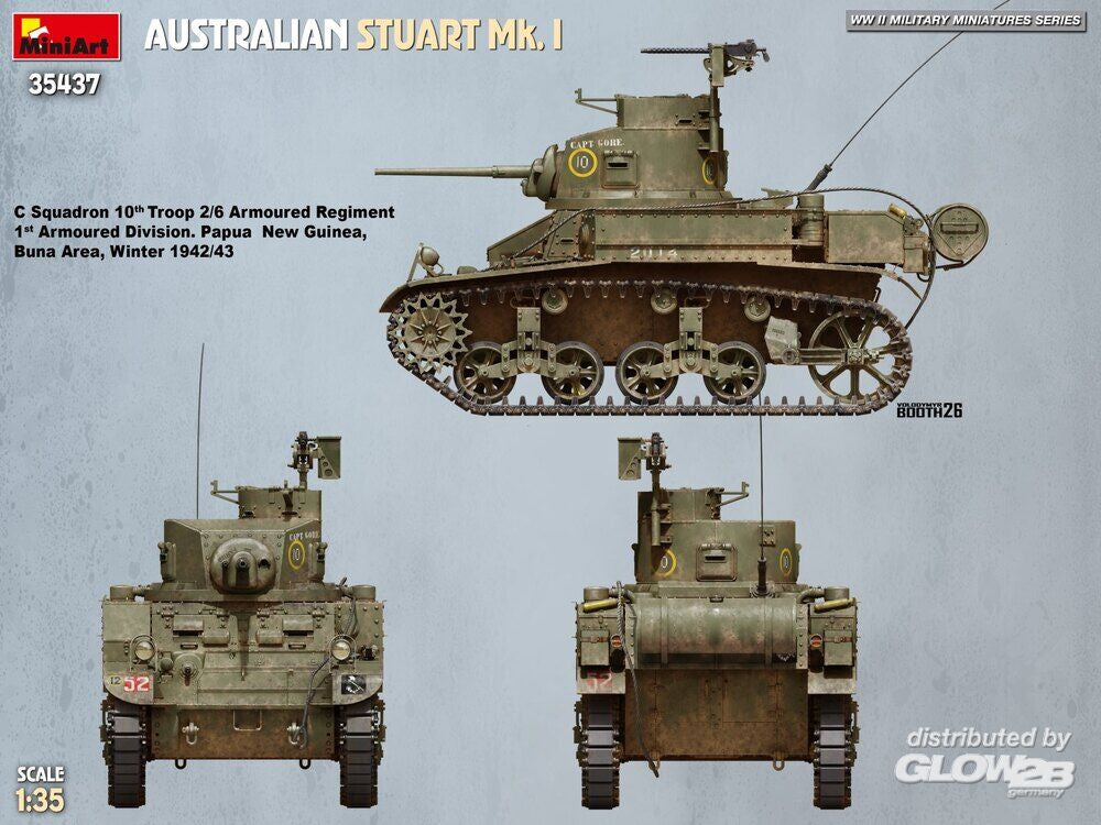 MiniArt 35437 Australian Stuart Mk. I 1:35 Model Kit