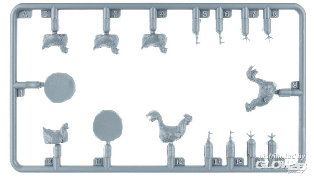 MiniArt 38112 Chickens 1:35 Model Kit