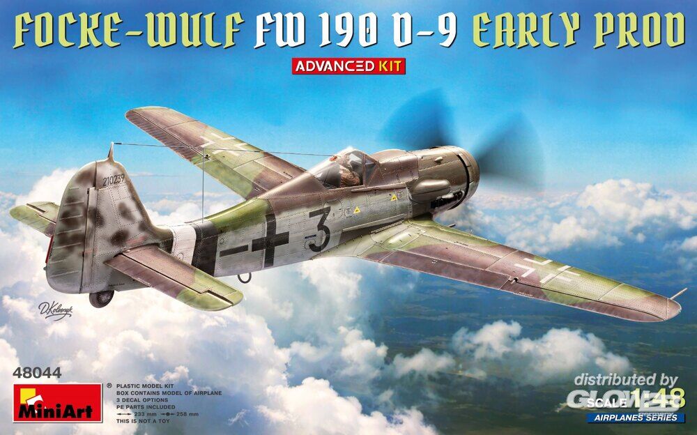 MiniArt 48044 Focke-Wulf Fw 190D-9 Early Prod. Advanced Kit 1:48 Model Kit