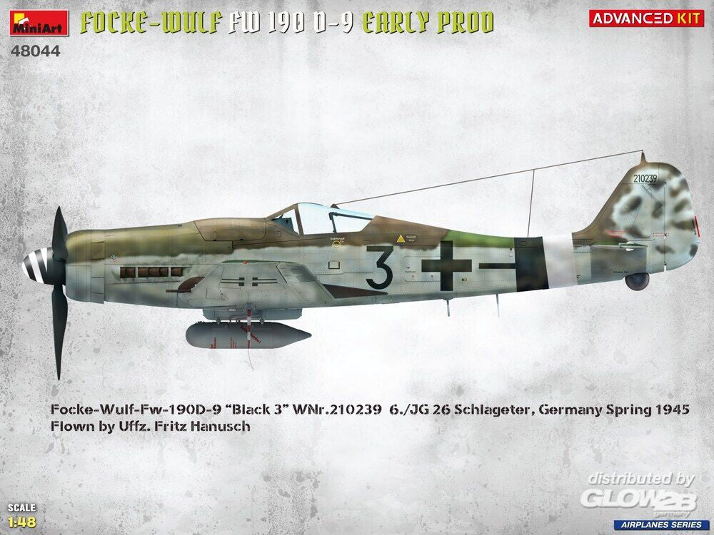 MiniArt 48044 Focke-Wulf Fw 190D-9 Early Prod. Advanced Kit 1:48 Model Kit
