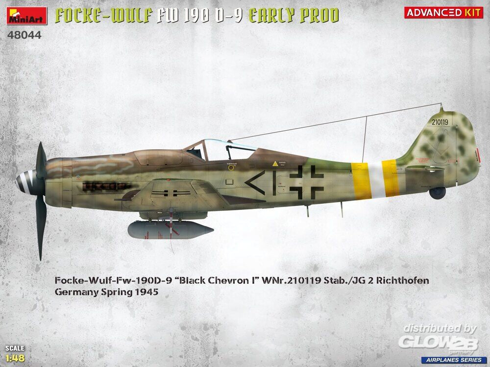 MiniArt 48044 Focke-Wulf Fw 190D-9 Early Prod. Advanced Kit 1:48 Model Kit