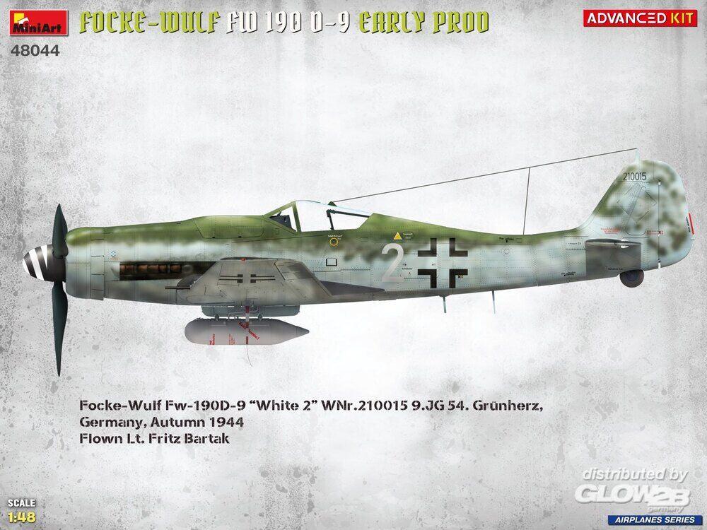 MiniArt 48044 Focke-Wulf Fw 190D-9 Early Prod. Advanced Kit 1:48 Model Kit