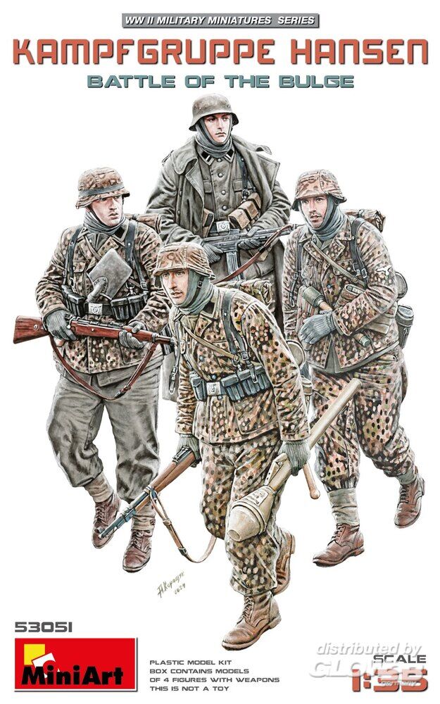 MiniArt 53051 Kampfgruppe Hansen. Battle of the Bulge 1:35 Model Kit