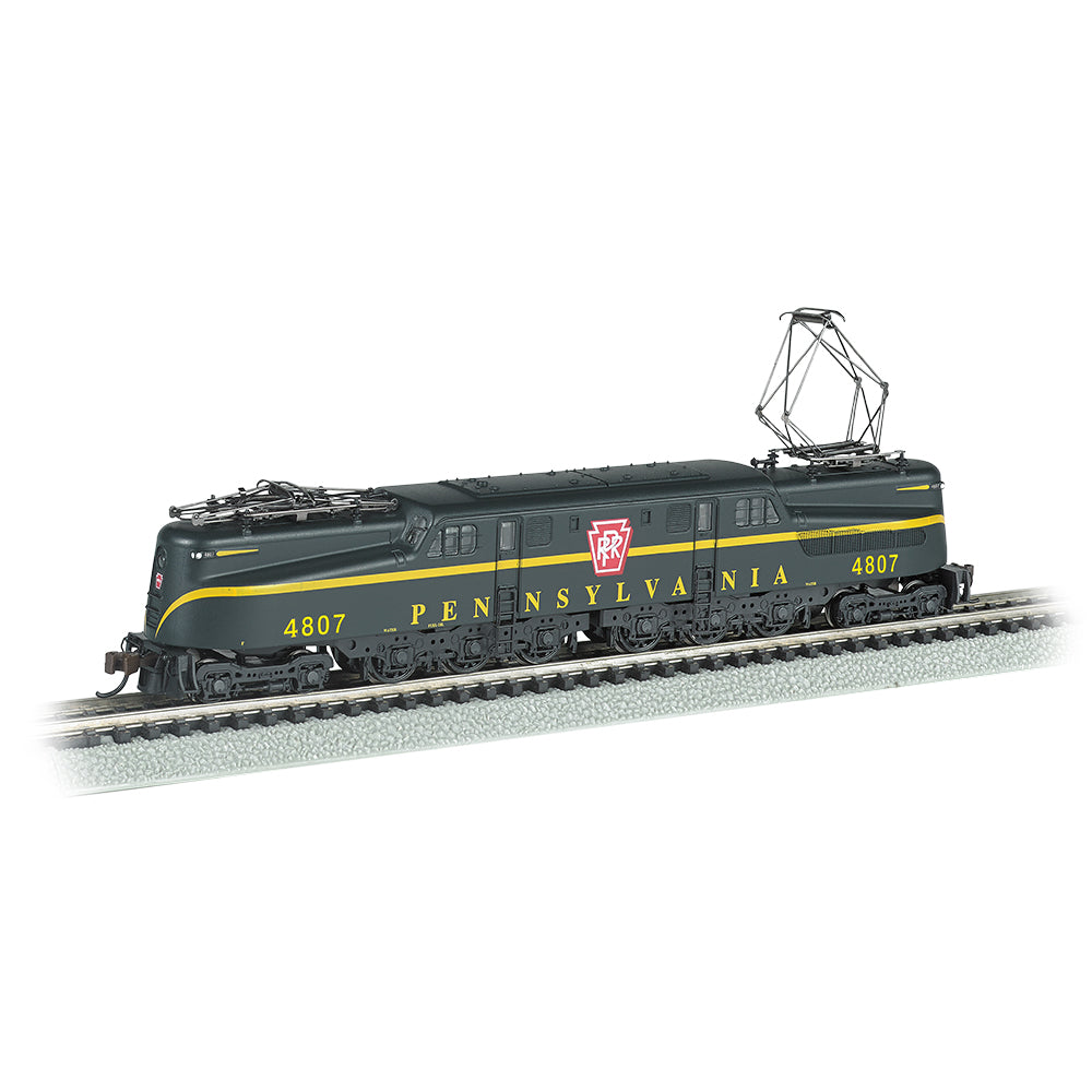 Bachmann USA GG-1 - PRR #4807 - Brunswick Green Single Stripe N Gauge 65351