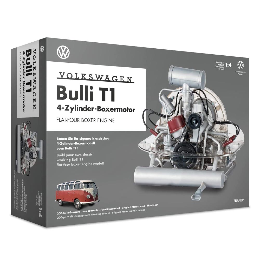 Franzis VW T1 Campervan Flat Four Boxer Model Engine Kit 1:4 Scale 67152