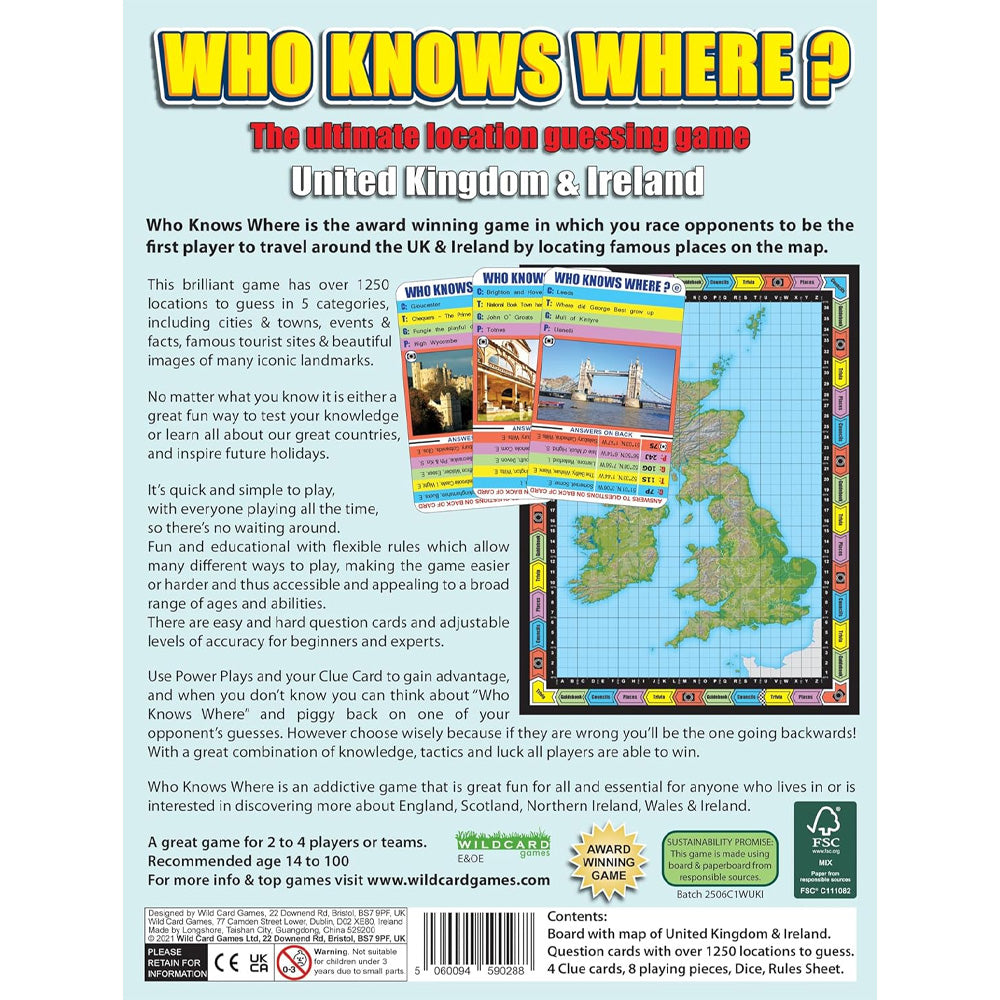 Who Knows Where? UK & Ireland Edition