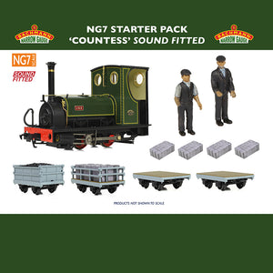 Bachmann Narrow Gauge 70-001SF NG7 Countess SOUND FITTED Starter Pack