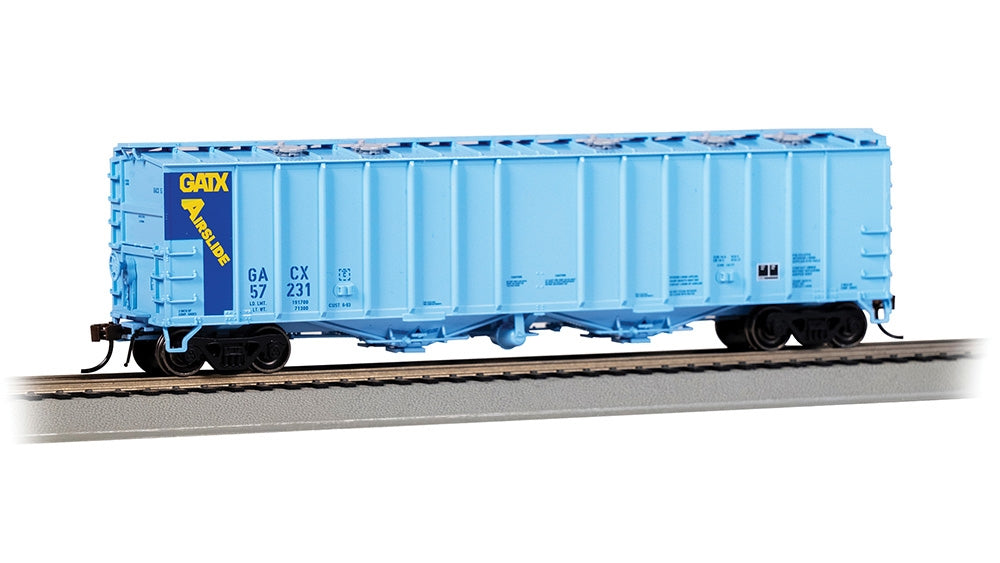 Bachmann USA 70622 GATX 4180 Airslide Hopper -GATX #57231 HO Gauge