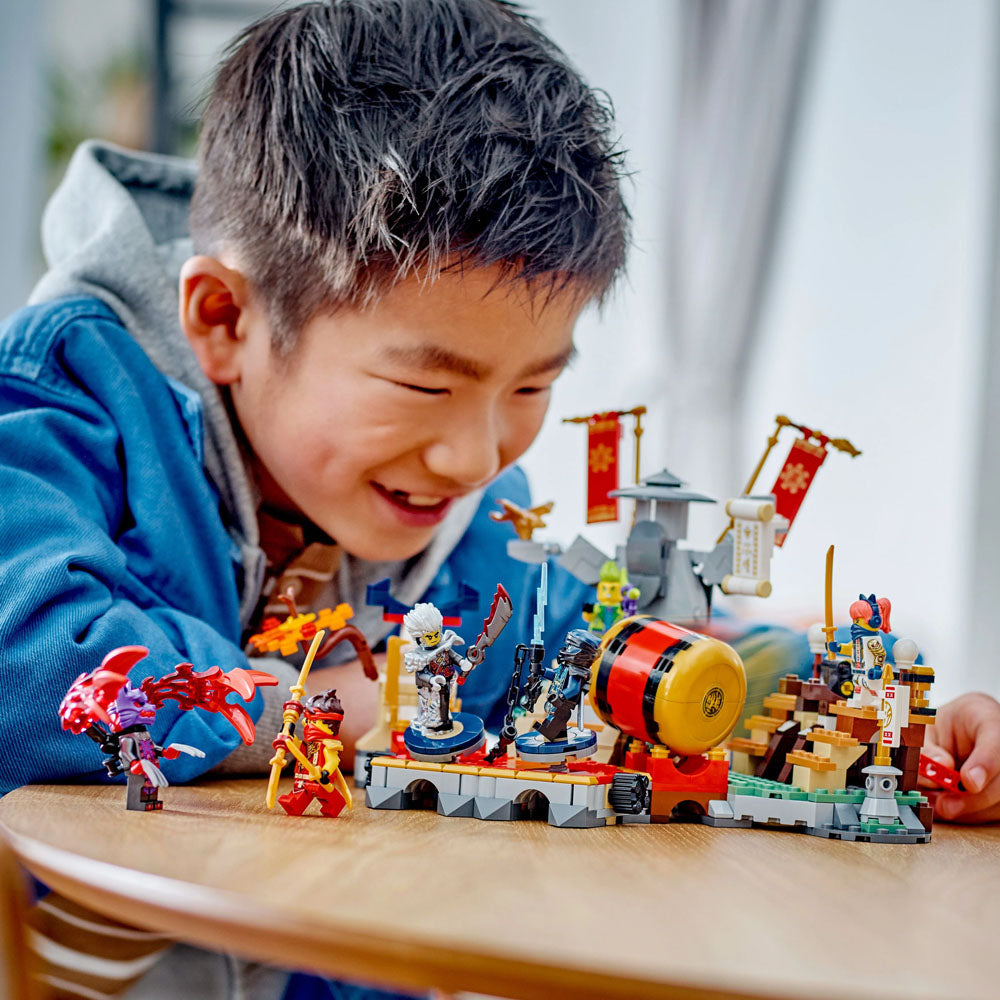 LEGO Ninjago 71818 Tournament Battle Arena Age 7+ 659pcs – Jadlam Toys ...