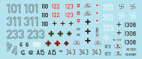 Star Decals 72-A1001 1:72 Battle for Berlin 45 # 1