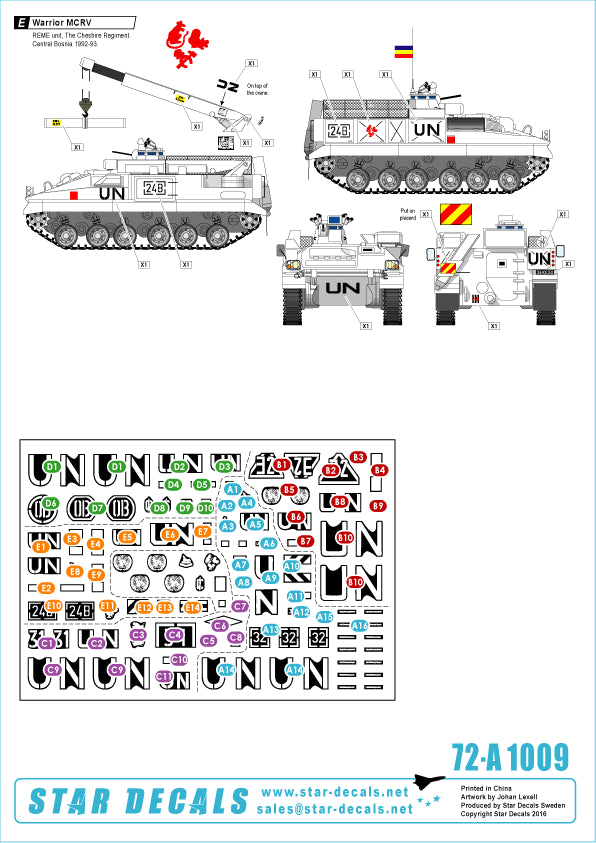 Star Decals 72-A1009 1:72 Balkan Peacekeepers #1