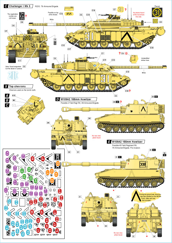 Star Decals 72-A1010 1:72 Desert Storm 1991 #1