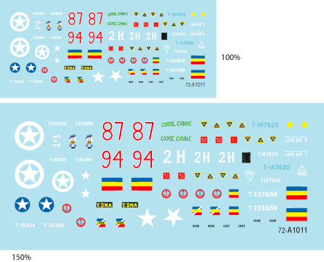 Star Decals 72-A1011 1:72 British Special Shermans