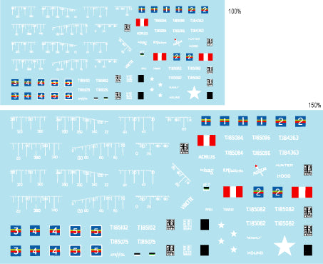 Star Decals 72-A1015 1:72 Royal Marines Close Support tanks