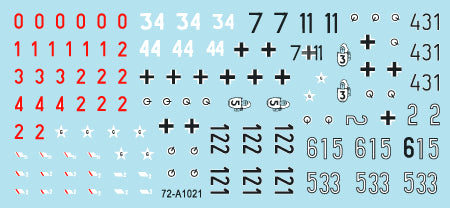 Star Decals 72-A1021 1:72 German tanks in Italy # 1