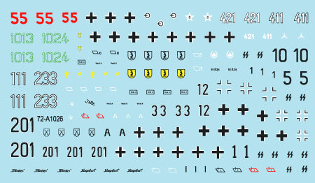 Star Decals 72-A1026 1:72 German tanks in Italy # 6