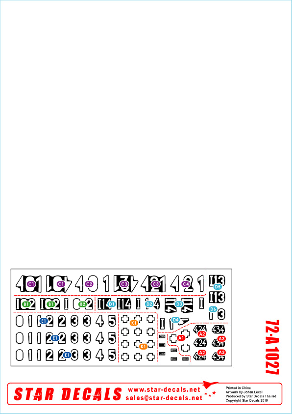Star Decals 72-A1027 1:72 German tanks in Italy # 7