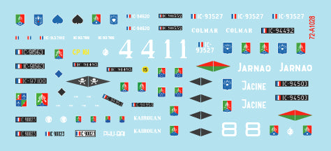 Star Decals 72-A1028 1:72 Indochine # 1