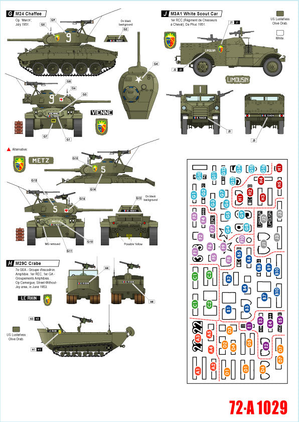 Star Decals 72-A1029 1:72 Indochine # 2