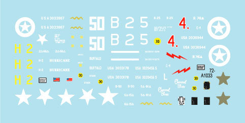 Star Decals 72-A1033 1:72 US M4 Sherman
