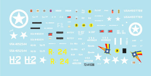Star Decals 72-A1036 1:72 US Assault Tanks & S.P