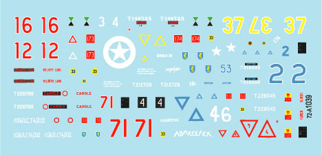 Star Decals 72-A1039 1:72 British Sherman Firefly