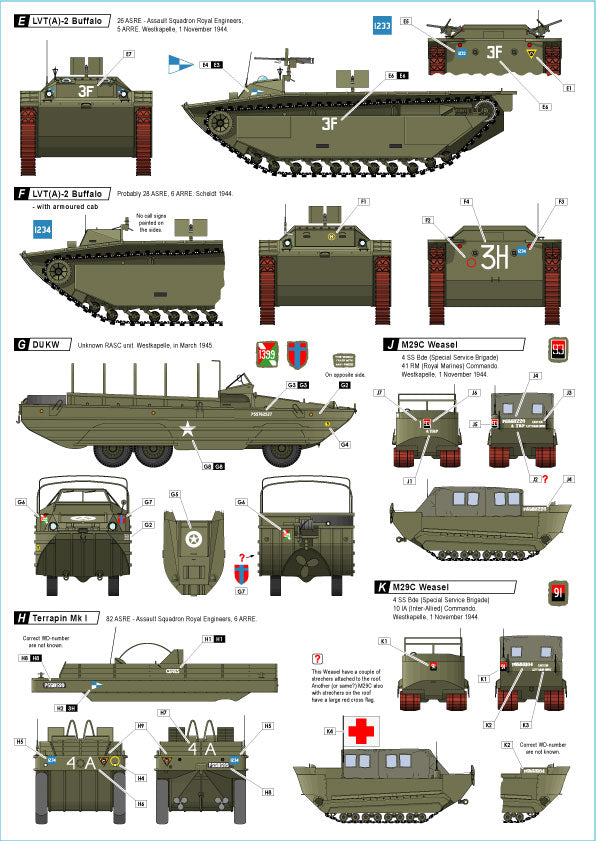 Star Decals 72-A1047 1:72 Walcheren Landings