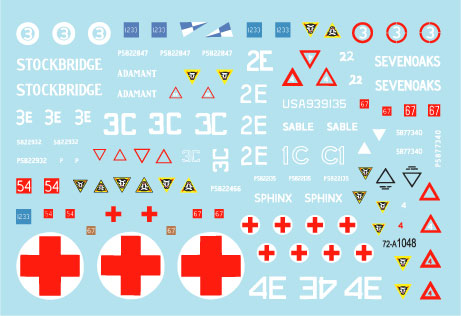 Star Decals 72-A1048 1:72 British LVT-4 Buffalo
