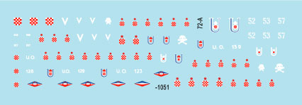 Star Decals 72-A1051 1:72 Balkan WW2 # 1