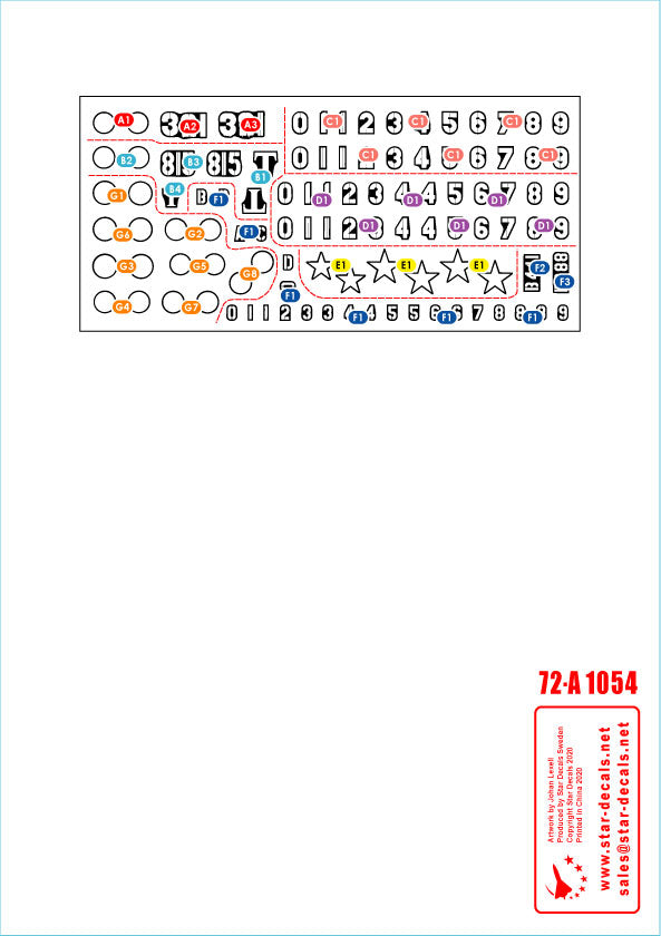 Star Decals 72-A1054 1:72 Vietnam # 4