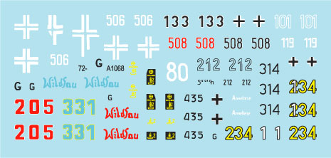 Star Decals 72-A1068 1:72 Hungary 45 # 1