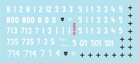 Star Decals 72-A1070 1:72 Wiking # 1